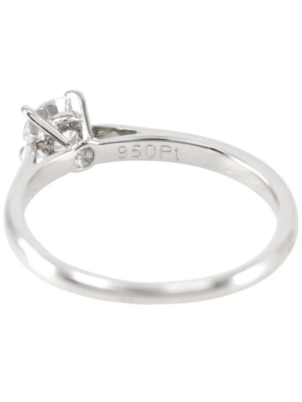 Cartier Solitaire 1895 Platinum Diamond Ring